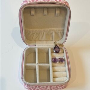 Amethyst Jeans Purple Earrings Set